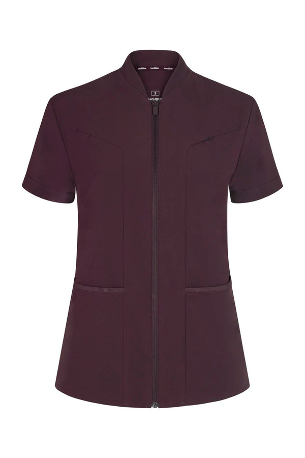 Jaleca Smart Pro Microfiber Senhora-Amaranto - 94-XS-RAG-Tailors-Fardas-e-Uniformes-Vestuario-Pro