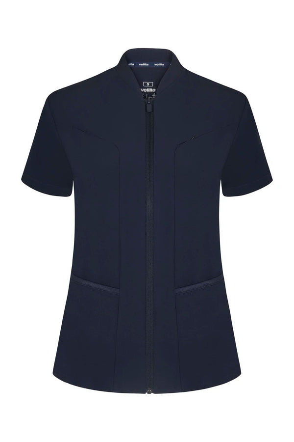 Jaleca Smart Pro Microfiber Senhora-Azul Navy - 61-XS-RAG-Tailors-Fardas-e-Uniformes-Vestuario-Pro