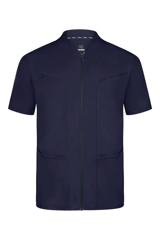 Jaleca Smart Pro Microfiber Unissexo-Azul Navy - 61-S-RAG-Tailors-Fardas-e-Uniformes-Vestuario-Pro