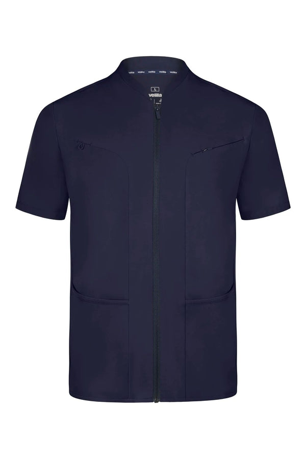 Jaleca Smart Pro Microfiber Unissexo-Azul Navy - 61-S-RAG-Tailors-Fardas-e-Uniformes-Vestuario-Pro