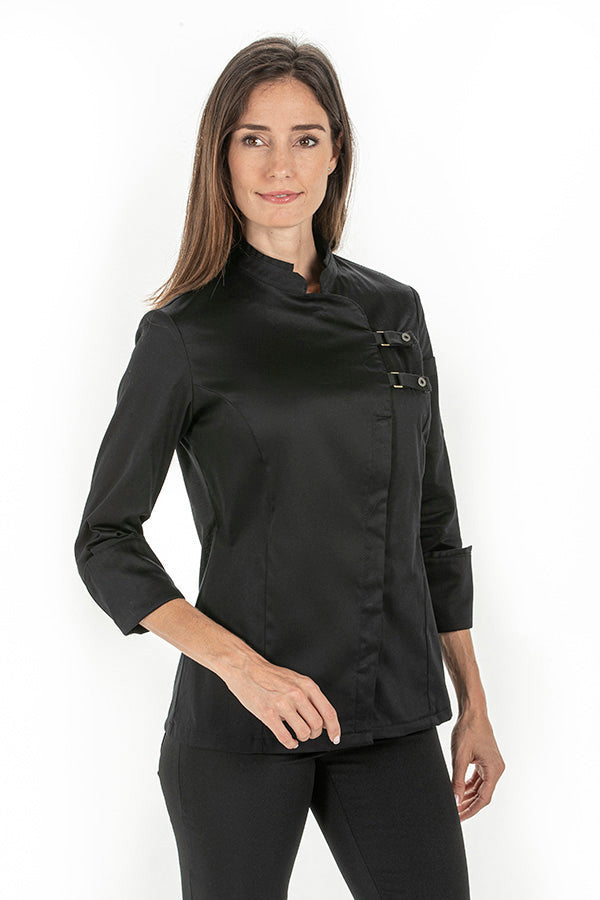 Jaleca Toulouse sra.-Preto-XS / (SP)-RAG-Tailors-Fardas-e-Uniformes-Vestuario-Pro