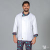 Jaleca Unisex Earth - Reciclada Tecido Microfibra-Planeta - 5134-M-RAG-Tailors-Fardas-e-Uniformes-Vestuario-Pro