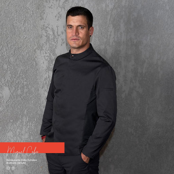 Jaleca Unisexo Barcelos-Preto-XXS-RAG-Tailors-Fardas-e-Uniformes-Vestuario-Pro