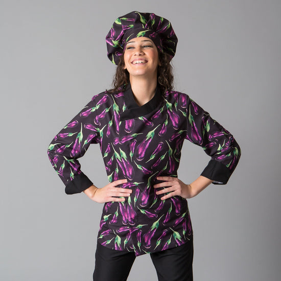 Jaleca Unissexo Beringela-Beringelas-3XL-RAG-Tailors-Fardas-e-Uniformes-Vestuario-Pro