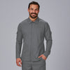 Jaleca de Cozinha Unissexo Combi Canelado Trueba-Cinzento - 109-XS-RAG-Tailors-Fardas-e-Uniformes-Vestuario-Pro
