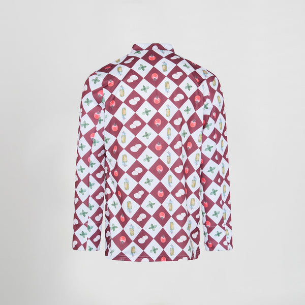 Jaleca de Cozinha Unissexo Estampada-RAG-Tailors-Fardas-e-Uniformes-Vestuario-Pro