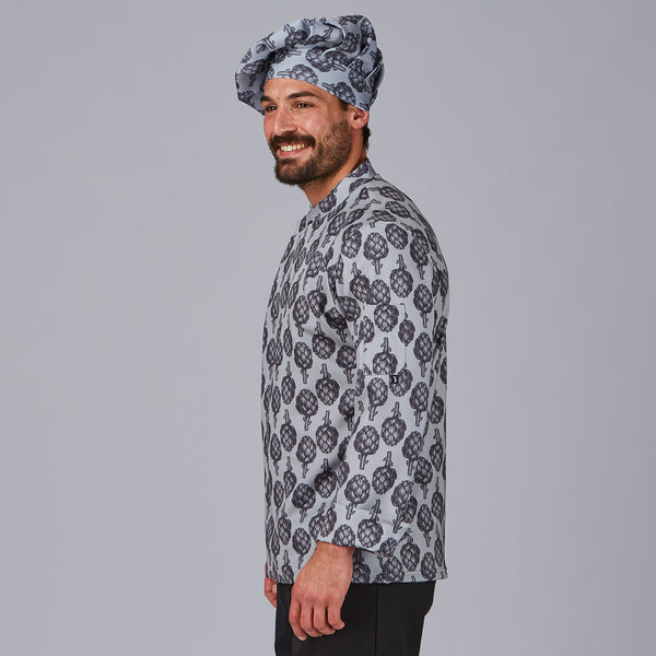 Jaleca de Cozinha Unissexo Estampada-RAG-Tailors-Fardas-e-Uniformes-Vestuario-Pro