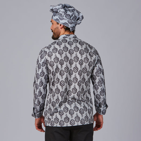 Jaleca de Cozinha Unissexo Estampada-RAG-Tailors-Fardas-e-Uniformes-Vestuario-Pro