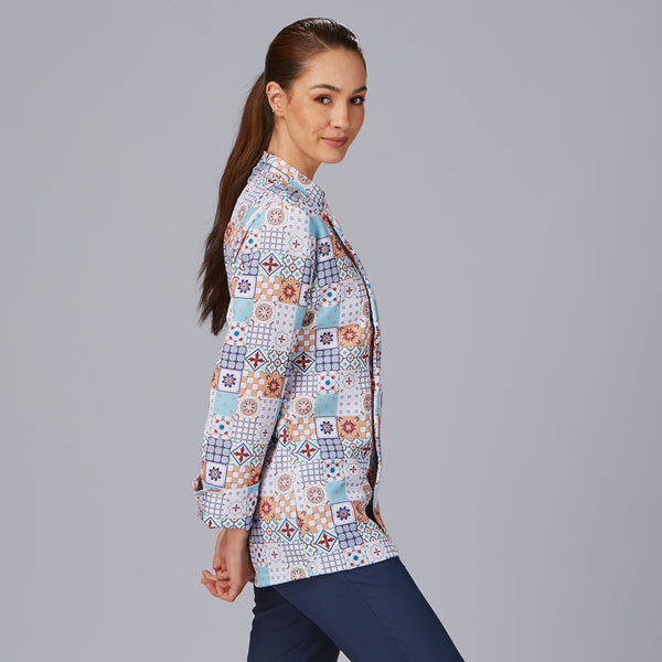 Jaleca de Cozinha Unissexo Estampada-RAG-Tailors-Fardas-e-Uniformes-Vestuario-Pro
