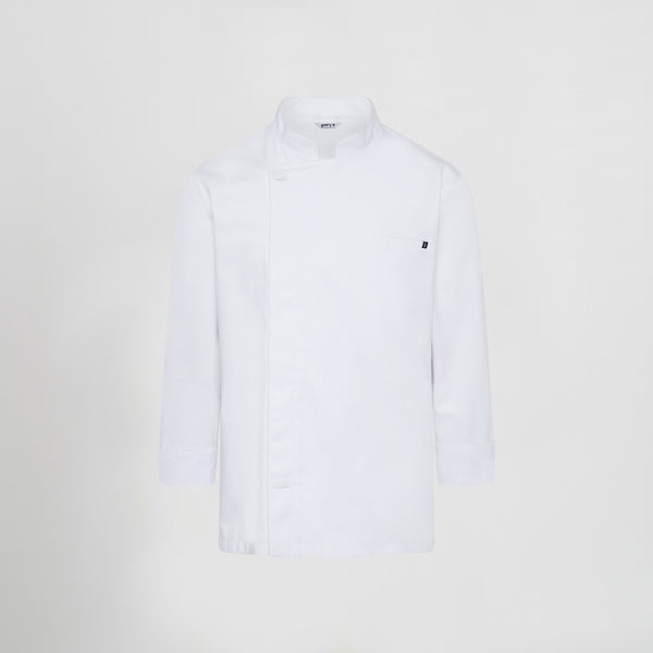 Jaleca de Cozinha Unissexo em Sarja Antimanchas Montoya-RAG-Tailors-Fardas-e-Uniformes-Vestuario-Pro