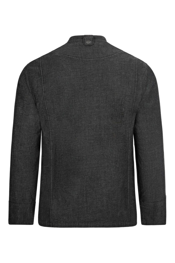 Jaleca de Cozinha em Ganga Unissexo-RAG-Tailors-Fardas-e-Uniformes-Vestuario-Pro
