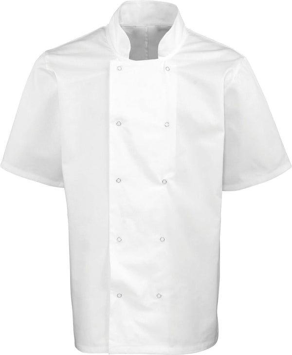 Jaleca de chef de manga curta-Branco-XS-RAG-Tailors-Fardas-e-Uniformes-Vestuario-Pro