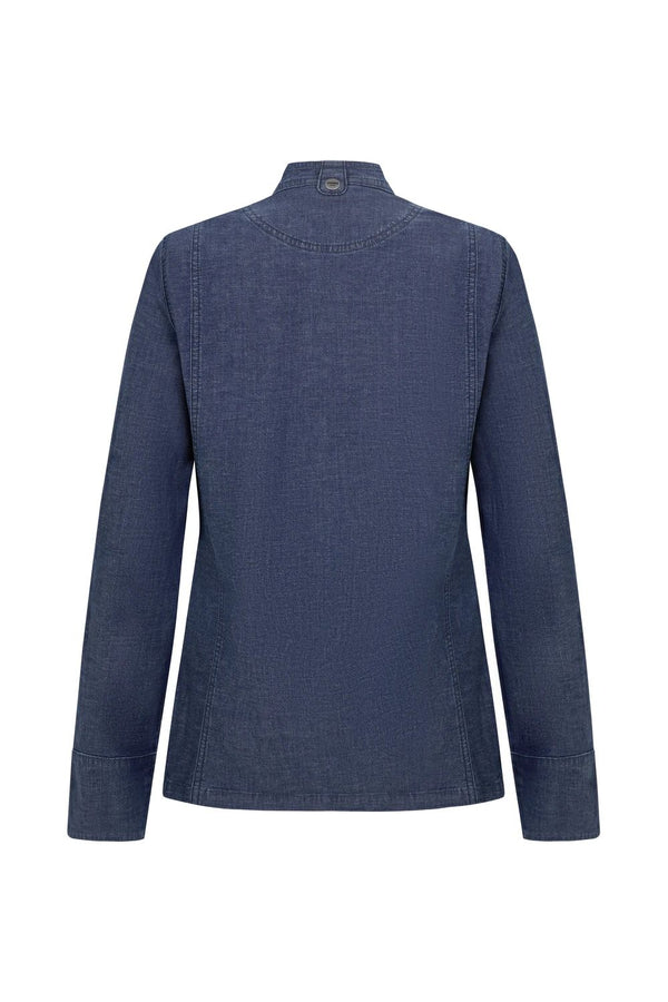Jaleca em ganga para mulher-RAG-Tailors-Fardas-e-Uniformes-Vestuario-Pro