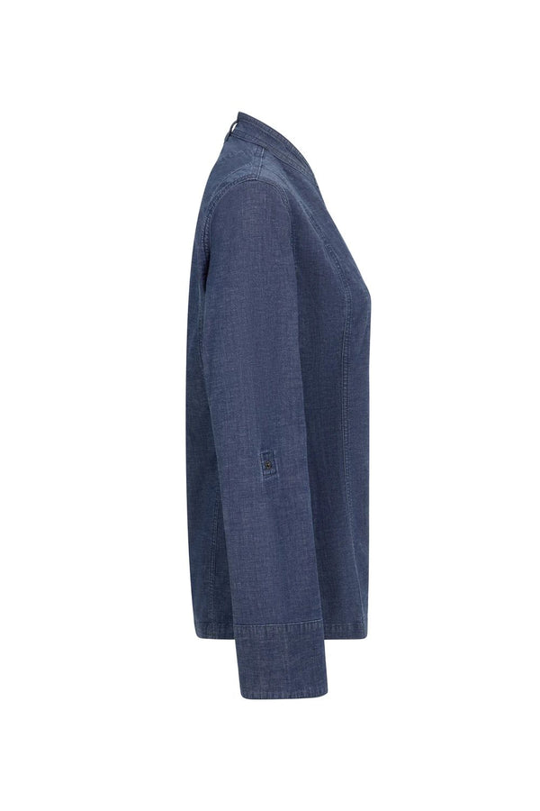 Jaleca em ganga para mulher-RAG-Tailors-Fardas-e-Uniformes-Vestuario-Pro