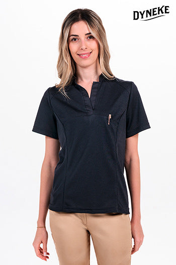 Jaleca feminina de alta qualidade. Manga longa-Preto - 111-XS / (SP)-RAG-Tailors-Fardas-e-Uniformes-Vestuario-Pro
