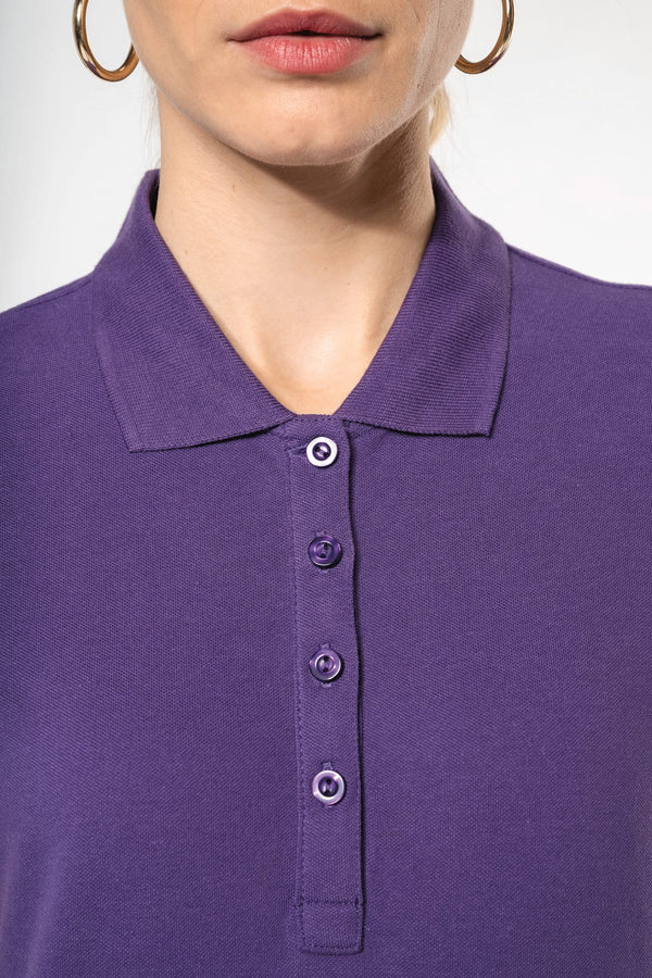 Polo de la manga corta para mujeres de 180gms