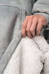 Poncho Polar Unissexo com Capuz