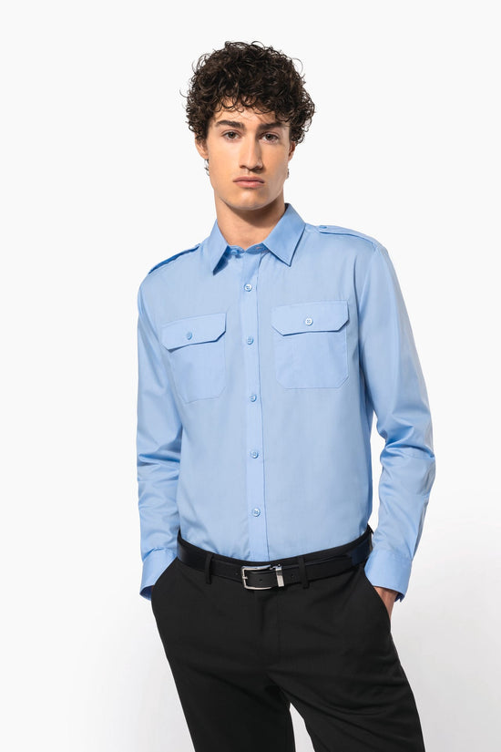 Men's Long-Sleeve Pilot Shirt