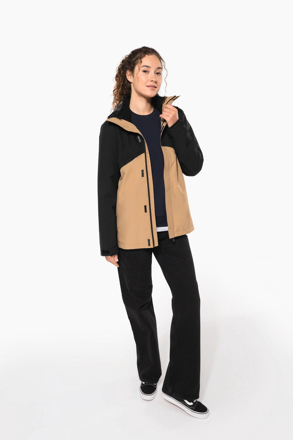 Parka 3 em 1 Impermeável com Capuz Bicolor Unissexo-RAG-Tailors-Fardas-e-Uniformes-Vestuario-Pro