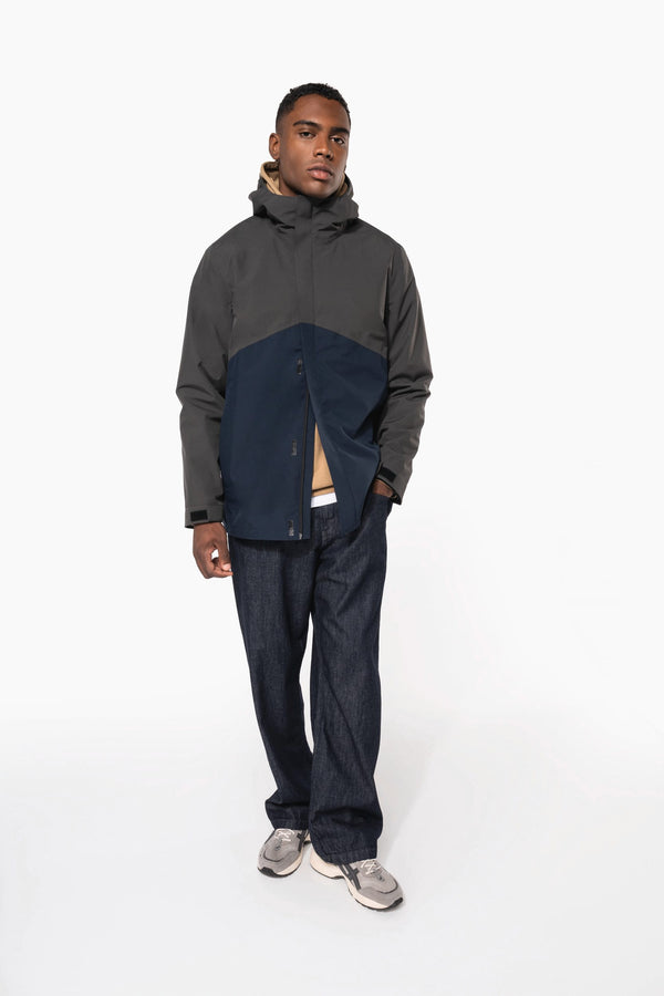 Parka 3 em 1 Impermeável com Capuz Bicolor Unissexo-RAG-Tailors-Fardas-e-Uniformes-Vestuario-Pro