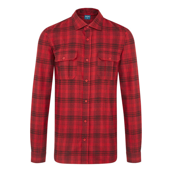 Camisa xadrez-Vermelho-S-RAG-Tailors-Fardas-e-Uniformes-Vestuario-Pro