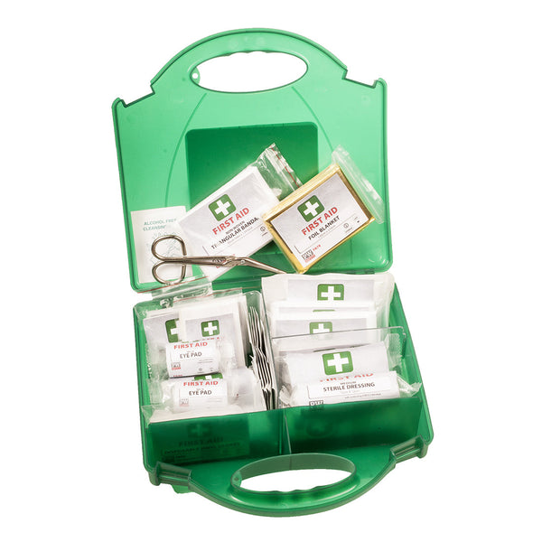 Kit de Primeiro Socorros 25 no local de trabalho-Verde-Único-RAG-Tailors-Fardas-e-Uniformes-Vestuario-Pro