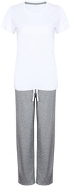 Kit pijama - versão comprida-White / Heather Grey-36 EU (XS)-RAG-Tailors-Fardas-e-Uniformes-Vestuario-Pro