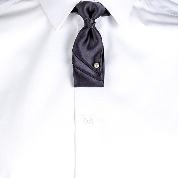 Laço Acetinado-Cinza-Único-RAG-Tailors-Fardas-e-Uniformes-Vestuario-Pro