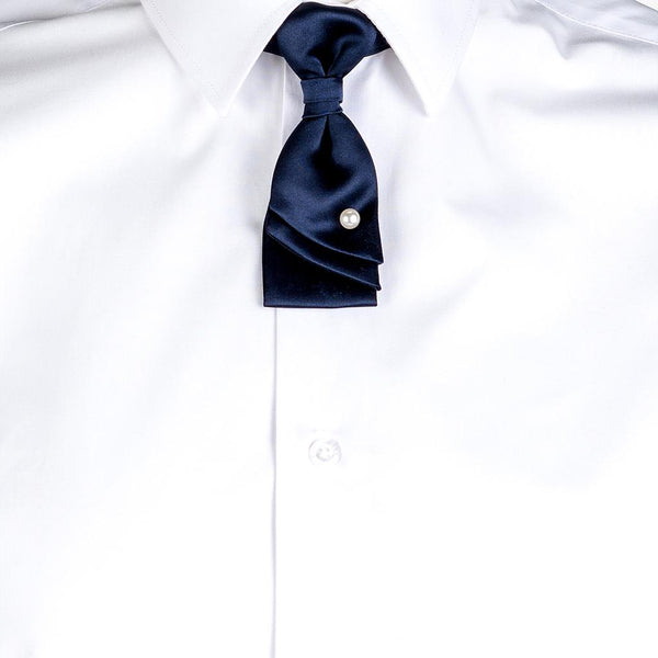 Laço Acetinado-Marinho-Único-RAG-Tailors-Fardas-e-Uniformes-Vestuario-Pro