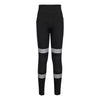 Leggings de Trabalho Flexíveis KX3 Enhanced para Mulher-Preto-XS-RAG-Tailors-Fardas-e-Uniformes-Vestuario-Pro