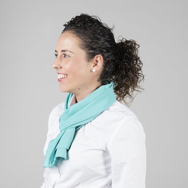 Lenço em Chiffron Lisos-Agua-Único-RAG-Tailors-Fardas-e-Uniformes-Vestuario-Pro