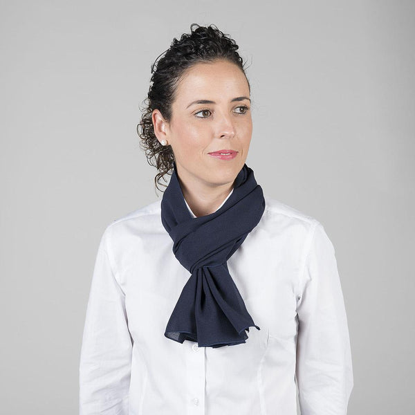 Lenço em Chiffron Lisos-Marinho-Único-RAG-Tailors-Fardas-e-Uniformes-Vestuario-Pro