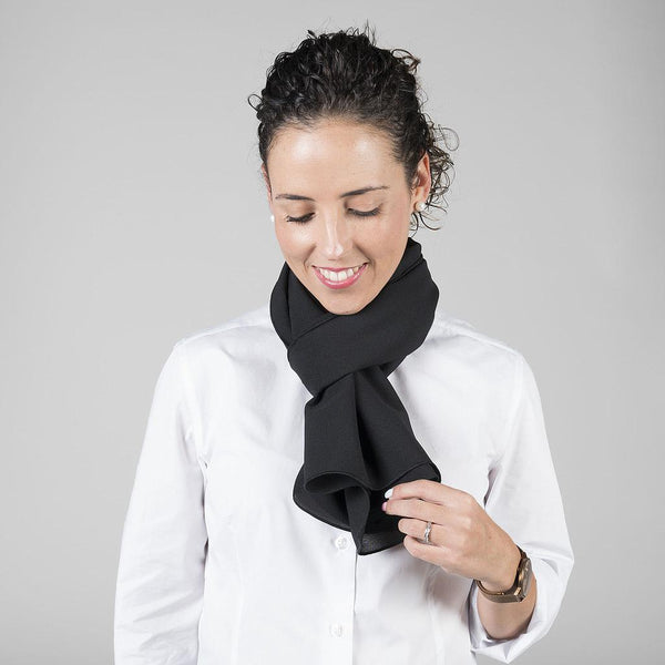 Lenço em Chiffron Lisos-Preto-Único-RAG-Tailors-Fardas-e-Uniformes-Vestuario-Pro