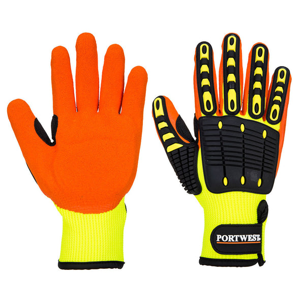 Luva Anti Impact Grip-Amarelo/Laranja-S-RAG-Tailors-Fardas-e-Uniformes-Vestuario-Pro