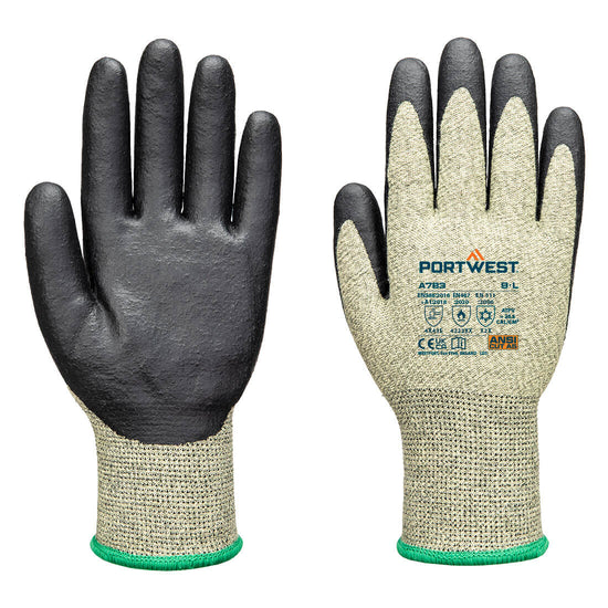 Luva Arc Grip 13F Nível 3-Verde/preto-S-RAG-Tailors-Fardas-e-Uniformes-Vestuario-Pro