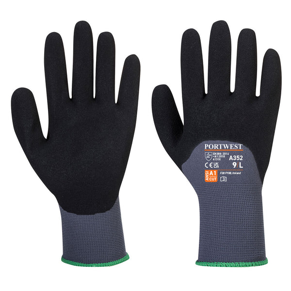 Luva DermiFlex Ultra-Cinzento/Preto-S-RAG-Tailors-Fardas-e-Uniformes-Vestuario-Pro