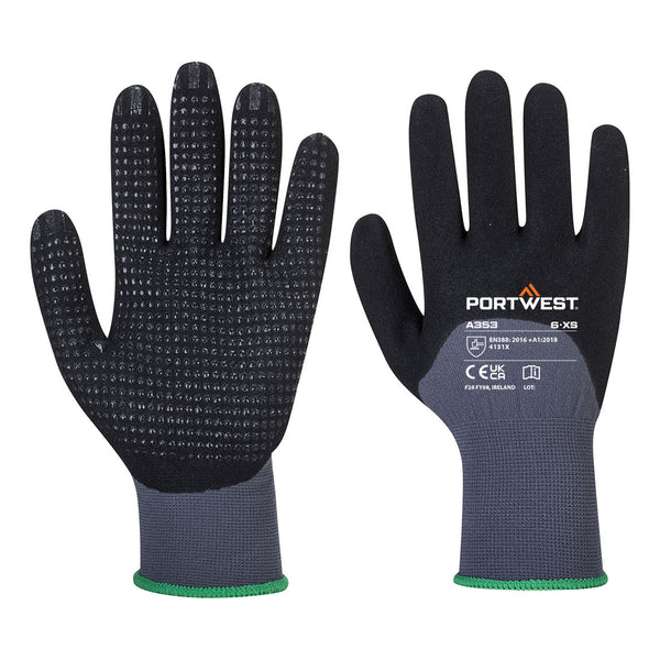 Luva DermiFlex Ultra Plus-Cinzento/preto-S-RAG-Tailors-Fardas-e-Uniformes-Vestuario-Pro