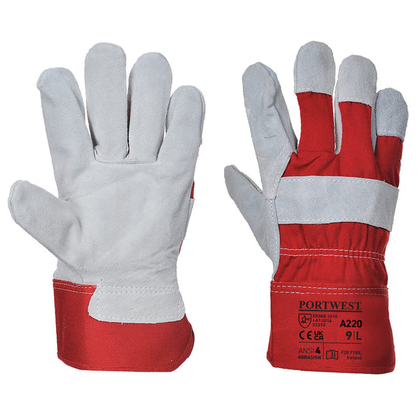 Luva Premium Chrome Rigger-Vermelho-M-RAG-Tailors-Fardas-e-Uniformes-Vestuario-Pro
