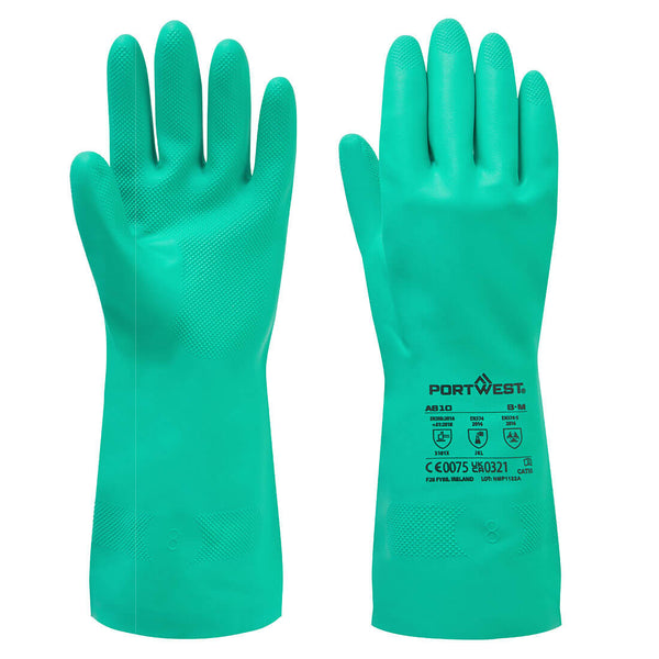Luva Química Nitrosafe-Verde-S-RAG-Tailors-Fardas-e-Uniformes-Vestuario-Pro
