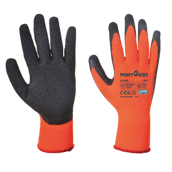 Luva Thermal Grip-Laranja/Preto-M-RAG-Tailors-Fardas-e-Uniformes-Vestuario-Pro