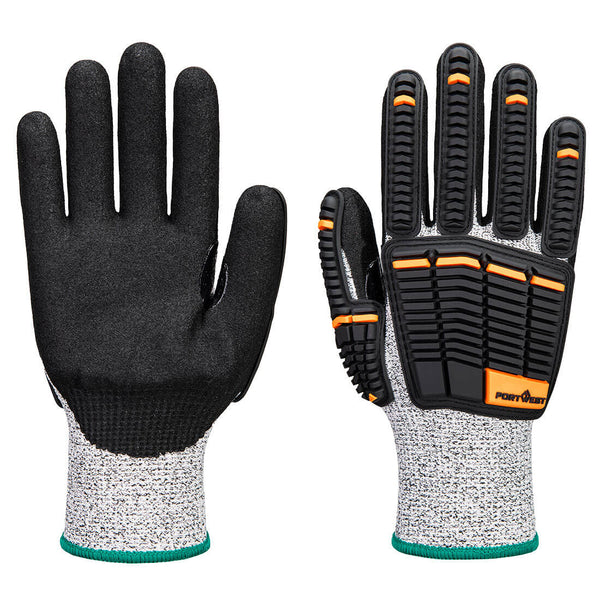 Luva de Espuma de Nitrilo Impact C13-Cinzento/preto-XS-RAG-Tailors-Fardas-e-Uniformes-Vestuario-Pro