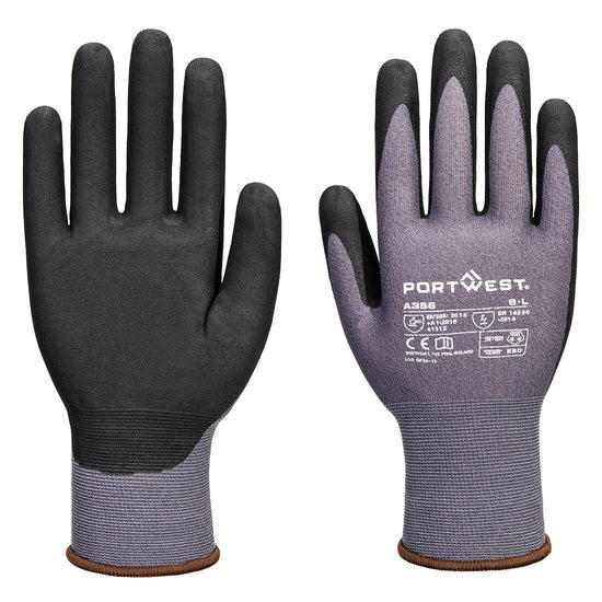 Luvas ESD 15 Nitrilo Essential Multipack (Pk12)-Cinzento/preto-S-RAG-Tailors-Fardas-e-Uniformes-Vestuario-Pro