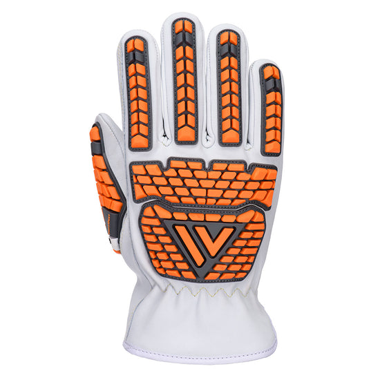 Luvas de Proteção Goat Leather Impact Cold Cut Glove-Branco-S-RAG-Tailors-Fardas-e-Uniformes-Vestuario-Pro