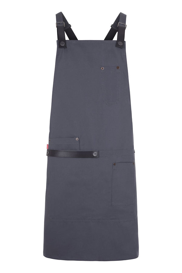 MEZCAL - Avental com peito orgânico urbano-Ardósia - 80-Único-RAG-Tailors-Fardas-e-Uniformes-Vestuario-Pro