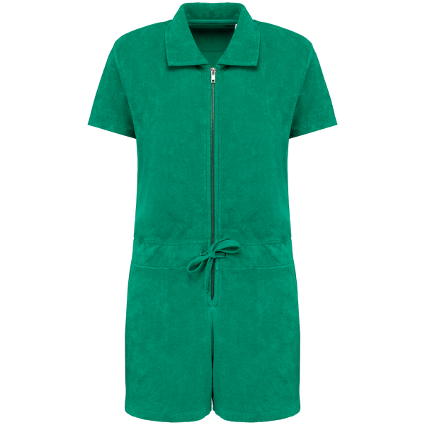 Macacão Eco-Responsável em Malha Turca Senhora-Verde Malaquite-XS-RAG-Tailors-Fardas-e-Uniformes-Vestuario-Pro