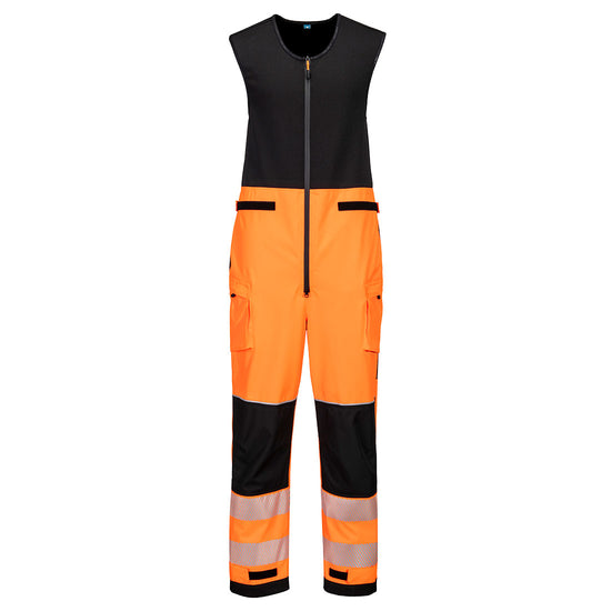 Macacão de Alta Visibilidade para a Chuva PW3 (3L)-Laranja/preto-S-RAG-Tailors-Fardas-e-Uniformes-Vestuario-Pro