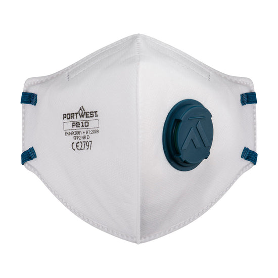 Máscara Dobrável com Válvula Dolomite FFP2 (Pack 3)-Branco-Único-RAG-Tailors-Fardas-e-Uniformes-Vestuario-Pro
