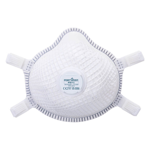 Máscara ERGONET com Válvula Dolomita FFP3 ( PK5 )-Branco-Único-RAG-Tailors-Fardas-e-Uniformes-Vestuario-Pro