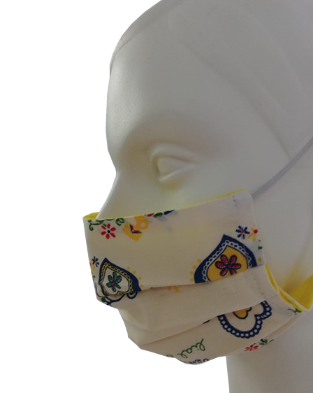 Máscara Reutilizável "Filigrana" Reversível - Packs 3 ou 5 unidades-RAG-Tailors-Fardas-e-Uniformes-Vestuario-Pro