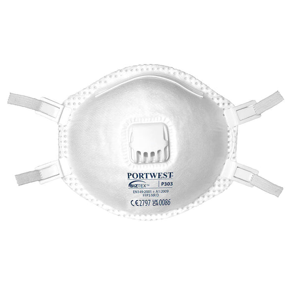 Máscara com válvula Dolomita, FFP3 (PK10)-Branco-Único-RAG-Tailors-Fardas-e-Uniformes-Vestuario-Pro